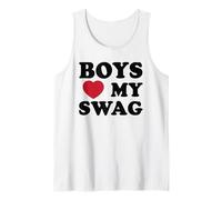 Boys Love My Swag, Confidence, Style, and Attitude Tank Top