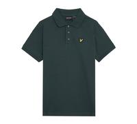 Boy's Lyle And Scott Juniors Plain Polo Shirt in Green