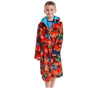 Boys Marvel Avengers Spiderman Hulk Iron Man Dressing Gown Robe (Marvel, 9-10 Years)