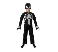 Boys Marvel Black Muscle Chest Spiderman Costume