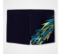 Speedo Boys Medley Logo Aquashort Swimmers Black Size 7-8 Years