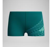 Boys Medley Logo Aquashorts Green - 13-14 Deep Emerald / Alfalfa Green 13-14