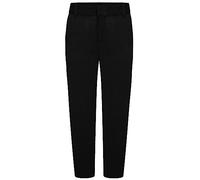 Boys/Men School/Office Wear Sturdy Fit Plus Size Trouser in Two Leg Lengths Generous Fit Half Elasticated Waist in Short Leg Length & Long Leg Length (as8, Alpha, 4X_l, Plus, Long, Black)