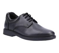 Hush Puppies Boys Tim Senior School Shoe in Black - Size 8 UK - Black