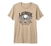 Boys & Mens Lacrosse Legally Beating People with Sticks Premium T-Shirt