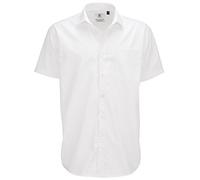 Boys Mens White Sky Blue School Shirts Short/Long Sleeved 11.5"-17.5" Collar