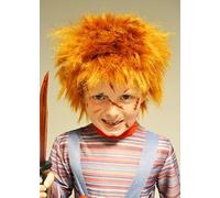 Boys Messy Ginger Evil Doll Chucky Wig for Halloween | Chucky Doll Inspired, Elasticated Size Net, 100% Polyester, Children's Size, Easy to Wear, Halloween Fancy Dress
