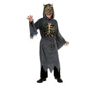 Boys Midnight Creeper Halloween Costume Kids Horror Fancy Dress