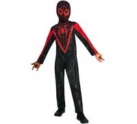 Boys Miles Morales Spider-Man Costume Official Marvel Gamerverse Fancy Dress
