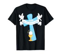 Boys My First Holy Communion 2026 Chalice Cross Catholic Boy T-Shirt