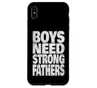 Boys Need Strong Men Biblical Father Role Models Heritage Case for iPhone XS Max