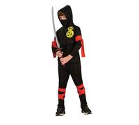 HAUNTED HOUSE BLACK NINJA - CHILDRENS - L