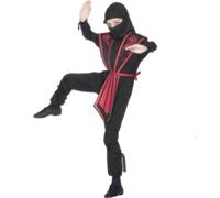 Childrens Fancy Dress Boys Ninja Warrior Boy Costume Kids Outfit by Smiffys
