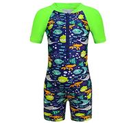 Boys One Piece Swimwear Kids Cartoon Animals Swimming Costume Child Rush Guard UV Protection Swimsuit Beach Holiday Swim Wear