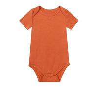 Boys Onesies Age 11-12 - Short Sleeve Bodysuit Baby: Soft Bodysuits for Newborns, and Infants - Stylish, Comfortable, Overlap Shoulders, Knit Fabric - Briar, 3-6 Months (Orange, 12-18 Months)