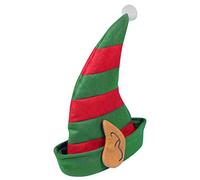 BOYS OR GIRLS SCHOOL CHRISTMAS PARTY ELF PIXIE SANTA'S HELPER HAT WITH EARS