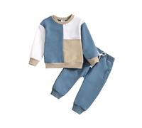 Boys Outfits Size 6 Toddler Boys Long Sleeve Letter Prints Tops and Pants Child Kids 2PCS Set Outfits Kids Clothese Size 6 (Khaki, 3-6 Months)
