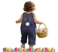 Boys Overalls | Cute Funny Breathable Fashion Spring - Boy Easter Outfit Bunny Suit,for Indoor Home Daily Travel Camping Celebration Birthday Party Holiday