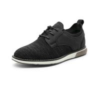 Bruno Marc Boy's Fashion School Shoes Kids Casual Dress Oxford Comfort Uniform Formal Walking Sneaker,Size 4 Big Kid,Black,SBOX2403K