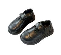 Boys Oxfords Faux Leather Lace-Up Classic School Uniform Shoes Round Toe Lug Sole Dress Shoes Loafer Flats for Toddler Little Kids/Big Kids Gifts