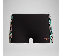 Boys Panel Aquashorts Black/Orange - 15-16 Neon Coral 15-16