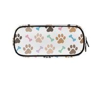 Boys Pencil Case Foot Large Capacity Storage Bag with 3 Compartments for School, College, Office Supplies - Multi-Layer Zipper Closure Stationery Holder, Travel