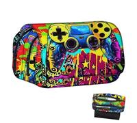 Boys Pencil Case Full Print Graffiti Gaming Design, Pencil Case for Boys Large Capacity Organization, Pencilcase with Multiple Compartments, Colorful Durable Polyester Back to School Supplies, Office