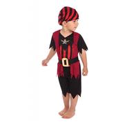 Boys Pirate Fancy Dress Costume - Toddler 2-4 Yrs