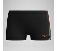 Boys' Plastisol Placement Aquashorts Black/Red - 7-8 Red Ginger 7-8