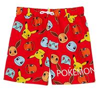 Boys Pokemon Swim Shorts Kids Pikachu Swimming Shorts Trunks with Drawstring Waist Holiday Beach Pool Shorts