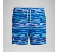 Boys Printed Swim Shorts Blue - M Lagoon Blue M