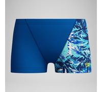Boys' Printed V-Cut Aquashorts Blue - 9-10 9-10