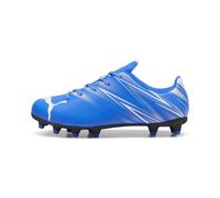Boy's Puma Juniors Attacanto FG/AG Football Boots in Blue
