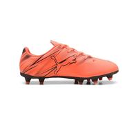 Boy's Puma Juniors Attacanto FG/AG Football Boots in Red