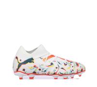 Boy's Puma Juniors Future 7 Match Creativity Football Boots in White