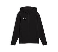 Boy's Puma Juniors TeamFINAL Casuals Hooded Jacket in Black