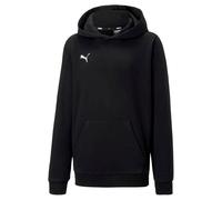 Boy's Puma Juniors TeamGOAL 23 Casuals Pullover Hoodie in Black
