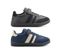 Boys Pumps Boys Trainers Size 5 Touch Fastening Shoes Size 3 Touch Fasten Trainers Osprey Shoes Elasticated Lace Sizes 9/10/11/12/13/1/2/3/4/5 Black/Navy 12 UK Child
