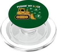 Boys Pushing My Luck St Patrick 67 Lucky Numbers Bulldozer PopSockets PopGrip for MagSafe