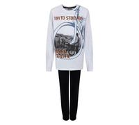 Boys Pyjamas Character Long Sleeve Long Leg PJ Sets Single Set & 2 Pack New (URBEX Grey 13-14Y)