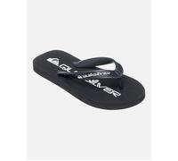 Boy's Quiksilver Kids Java Wordmark Flip Flops - Black - Size: 3 uk