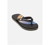 Quiksilver Men's Molokai Art Ii Youth Sandal, Black/White, 4 UK