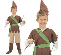 Boys Robin Hood Costume Sizes 110-122cm (S)