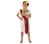 Boy's Roman Emporer Costume | Kids Medium (Ages 5-6 yrs Height 116cm)