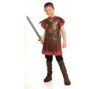 Boys Roman Gladiator Fancy Dress Costume