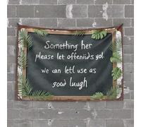 Boys Room Decor Teenager Chalkboard Joke: Something Her Please Let Offeniods Yol. Tapestry Bar Stuff for Man Cave Aesthetic Stuff(100X150CM)