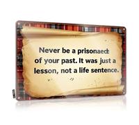 Boys Room Decor Teenager Embrace Your Past, Learn From It, Move Forward. Tin Sign Beer Signs Metal Vintage Funny Home Decor(30X40CM)