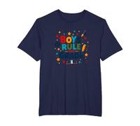 Boys Rule First Grade: Fun School Adventure Blast Off T-Shirt, Men's Big and Tall, Navy, 2X Tall