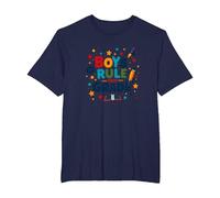 Boys Rule First Grade: Fun School Adventure Blast Off T-Shirt, Men's Big and Tall, Navy, 6X Tall