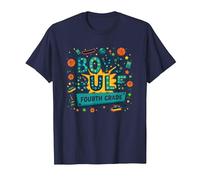 Boys Rule Fourth Grade: Fun School Celebration T-Shirt, Men, Navy, XXL
